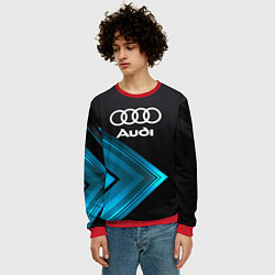 Свитшот мужской Audi Sport, цвет: 3D-красный — фото 2