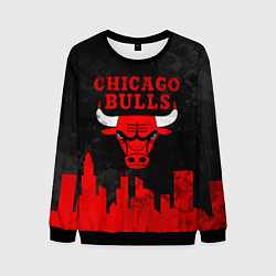 Мужской свитшот Chicago Bulls, Чикаго Буллз Город
