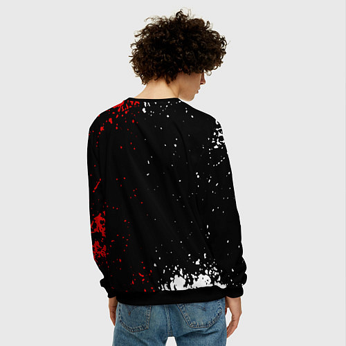 Мужской свитшот Декстер Новая Кровь Dexter New Blood / 3D-Черный – фото 4
