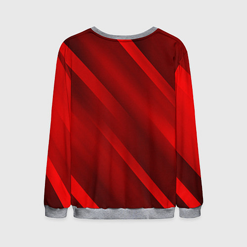 Мужской свитшот Audi red полосы / 3D-Меланж – фото 2