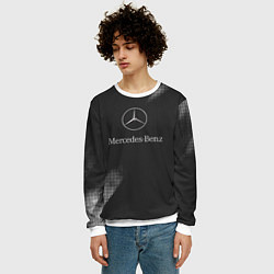 Свитшот мужской Mercedes-Benz Мерс, цвет: 3D-белый — фото 2
