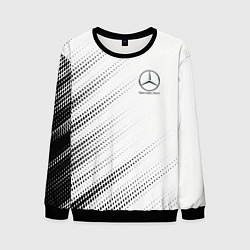 Свитшот мужской Mercedes-Benz - White, цвет: 3D-черный