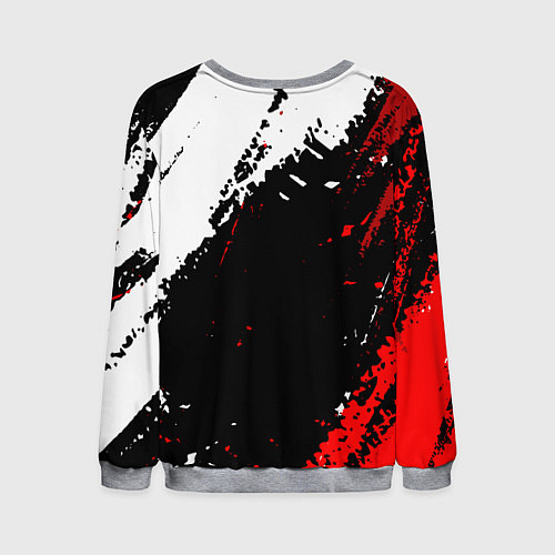 Мужской свитшот Honda Logo Auto / 3D-Меланж – фото 2