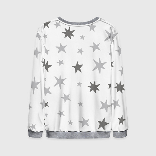 Мужской свитшот Звездочкиstars / 3D-Меланж – фото 2