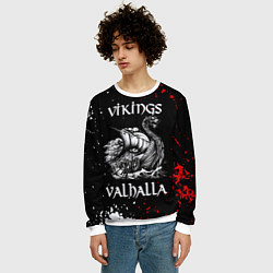 Свитшот мужской Викинги: Вальхалла Vikings: Valhalla, цвет: 3D-белый — фото 2