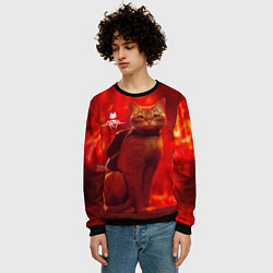 Свитшот мужской The Stray, цвет: 3D-черный — фото 2