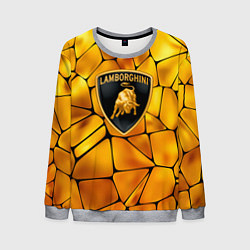 Свитшот мужской Lamborghini Gold плиты, цвет: 3D-меланж