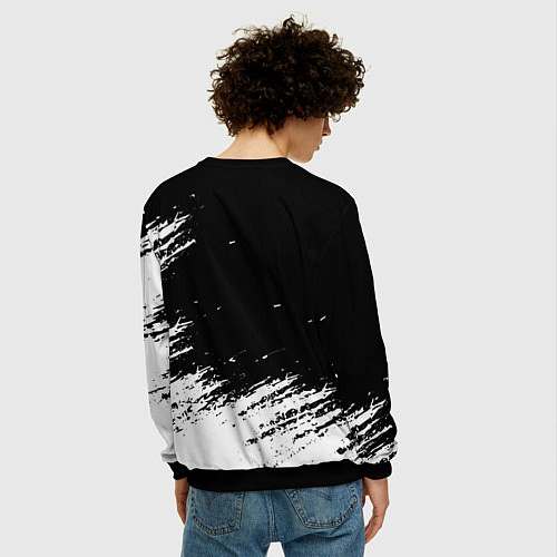 Мужской свитшот Pantera Logo / 3D-Черный – фото 4