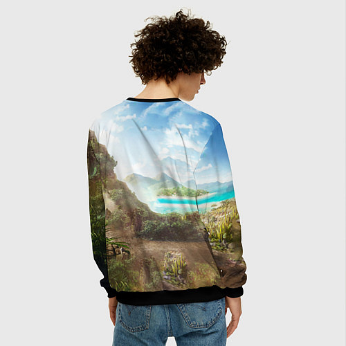 Мужской свитшот Forza Horizon 5 AMG / 3D-Черный – фото 4