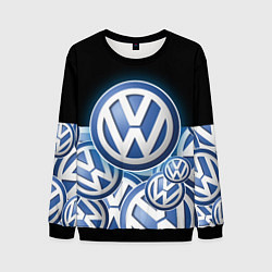 Мужской свитшот Volkswagen Большое лого паттерн