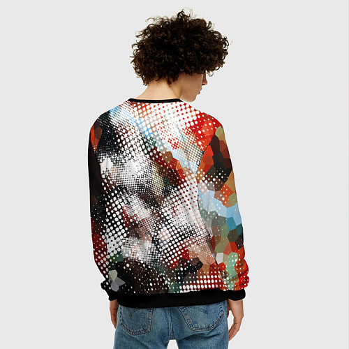 Мужской свитшот Каэдэхара Кадзуха-странствующий самурай / 3D-Черный – фото 4