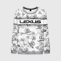 Мужской свитшот LEXUS BIG EMBLEMA PATTERN