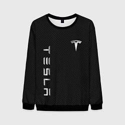 Свитшот мужской TESLA - ТЕСЛА КАРБОН И МЕТАЛЛ, цвет: 3D-черный