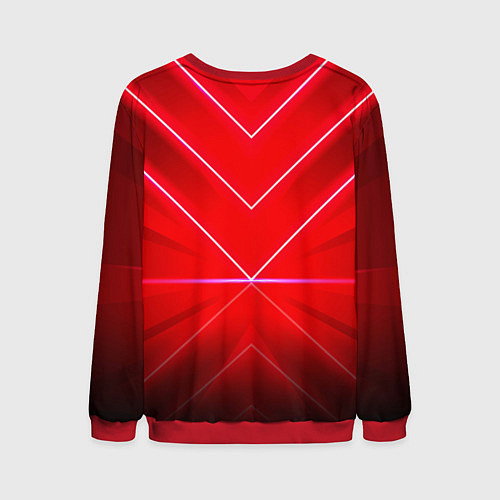 Мужской свитшот Бегущий Rayman 3D / 3D-Красный – фото 2