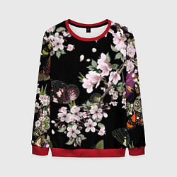 Свитшот мужской Краски весны, цвет: 3D-красный
