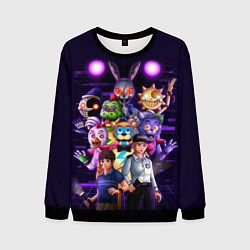 Мужской свитшот Five Nights at Freddys: Security Breach персонажи