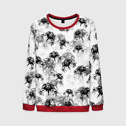 Свитшот мужской Король и шут Лого Паттерн, цвет: 3D-красный