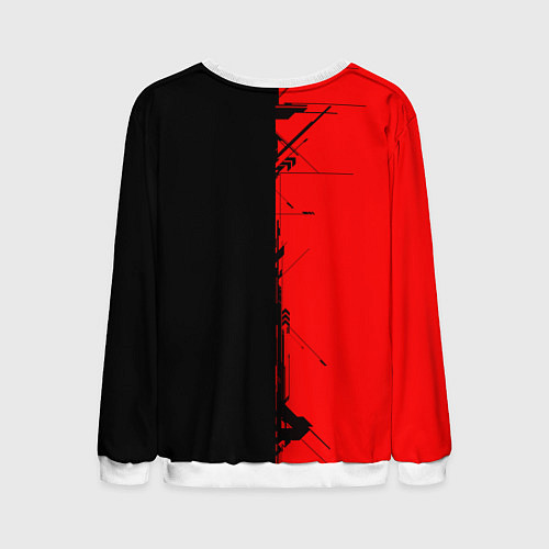 Мужской свитшот Акудама драйв арт / 3D-Белый – фото 2