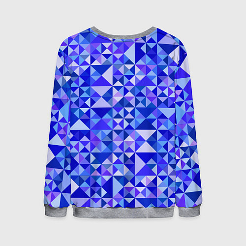 Мужской свитшот Камуфляж спортивный Призма - Лагуна / 3D-Меланж – фото 2