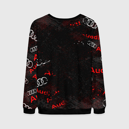 Мужской свитшот AUDI АУДИ SPORT Паттерн / 3D-Черный – фото 2