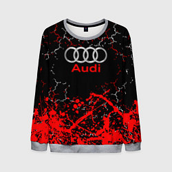 Мужской свитшот AUDI АУДИ брызги