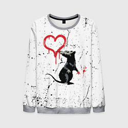 Мужской свитшот BANKSY БЭНКСИ крыса