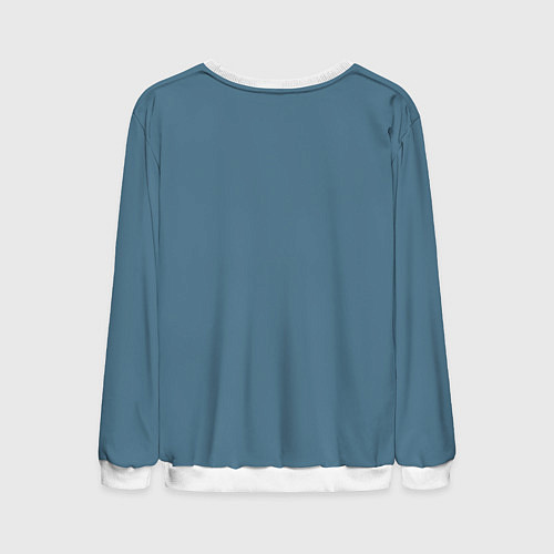 Мужской свитшот Лягуха-путешественица / 3D-Белый – фото 2