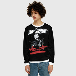 Свитшот мужской Алиса Русский Рок, цвет: 3D-белый — фото 2