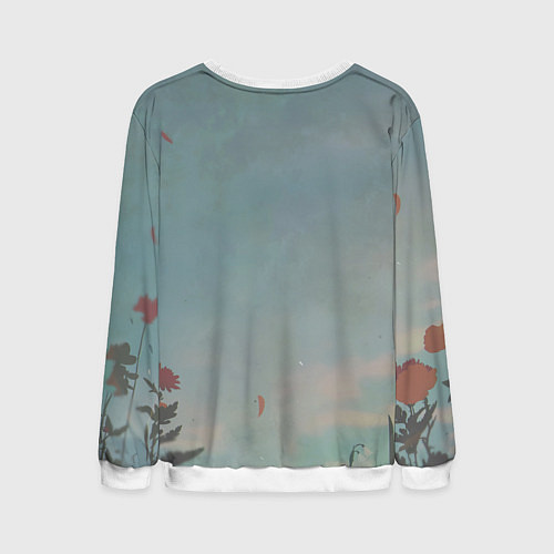 Мужской свитшот Милашка Эмма / 3D-Белый – фото 2