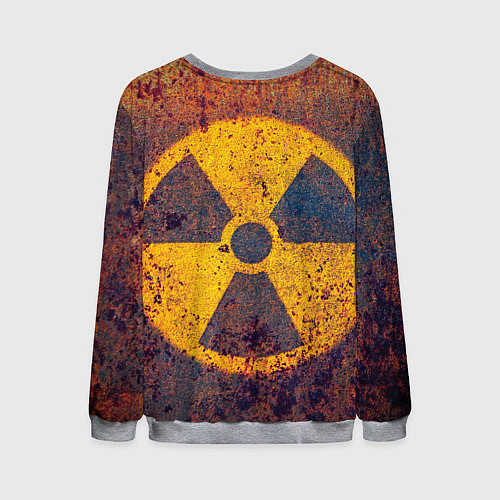 Мужской свитшот Радиактивно! / 3D-Меланж – фото 2