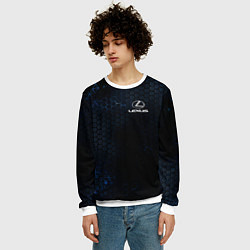 Свитшот мужской Lexus лексус, цвет: 3D-белый — фото 2