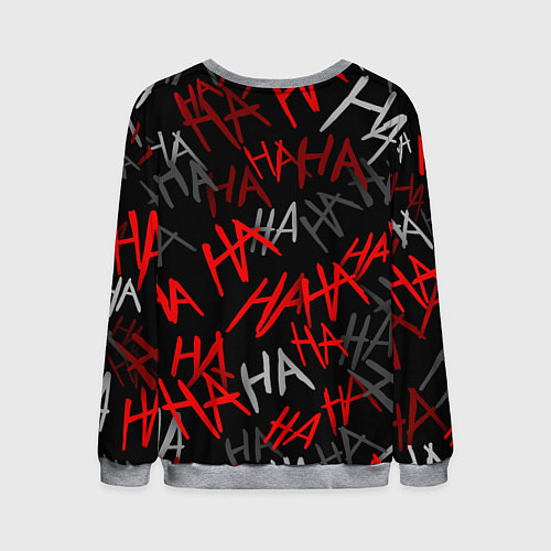 Мужской свитшот HA HA HA / 3D-Меланж – фото 2