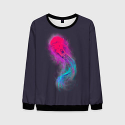 Свитшот мужской Медуза Градиент Неон, цвет: 3D-черный