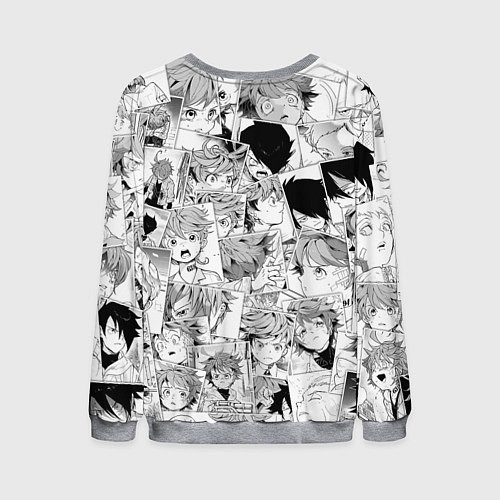 Мужской свитшот Обещанный Неверленд pattern / 3D-Меланж – фото 2