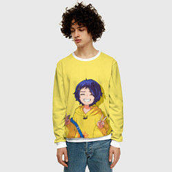 Свитшот мужской ПРИОРИТЕТ ЧУДО-ЯЙЦА ОТО АЙ, цвет: 3D-белый — фото 2