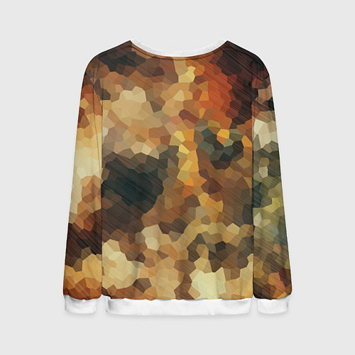 Мужской свитшот Элой-рыжая воительница / 3D-Белый – фото 2