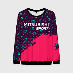 Свитшот мужской MITSUBISHI Sport Краски, цвет: 3D-черный