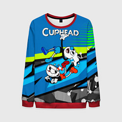 Мужской свитшот 2 чашечки cuphead