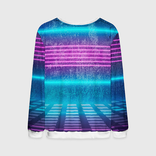 Мужской свитшот Judy 18 Джуди Cyberpunk2077 / 3D-Белый – фото 2