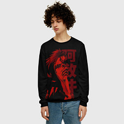 Свитшот мужской Abarai Renji, цвет: 3D-черный — фото 2