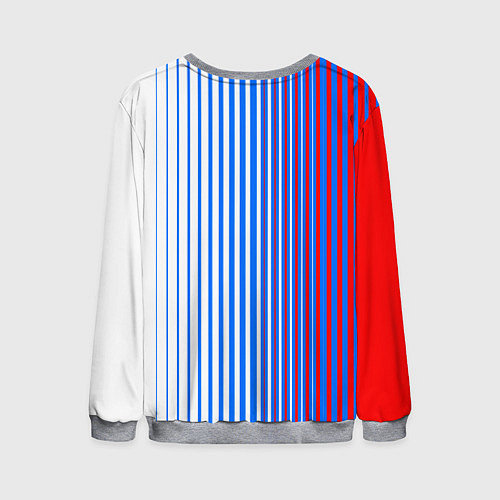 Мужской свитшот ДЕНЬ ПОБЕДЫ ПЕРЕХОД / 3D-Меланж – фото 2