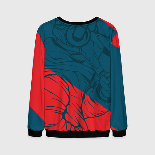 Мужской свитшот Пацанчик-хулиганчик / 3D-Черный – фото 2