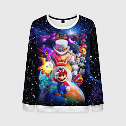Мужской свитшот Super Mario Odyssey Space Video game