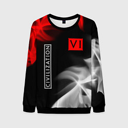Мужской свитшот ЦИВИЛИЗАЦИЯ 6 Огонь