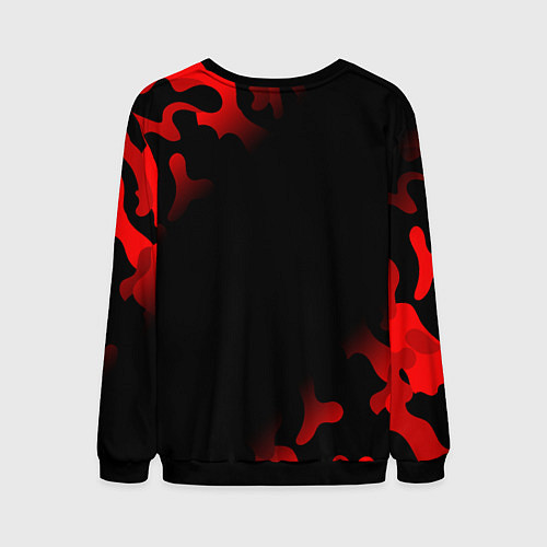 Мужской свитшот Eat Sleep Saints Row Repeat Камуфляж / 3D-Черный – фото 2