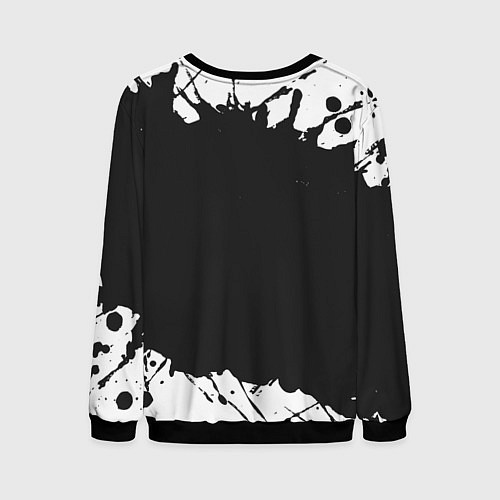 Мужской свитшот Amon Amarth КОТ Брызги / 3D-Черный – фото 2