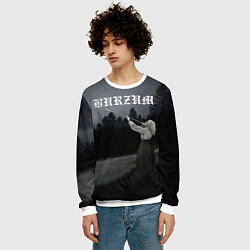 Свитшот мужской Burzum - Filosofem, цвет: 3D-белый — фото 2