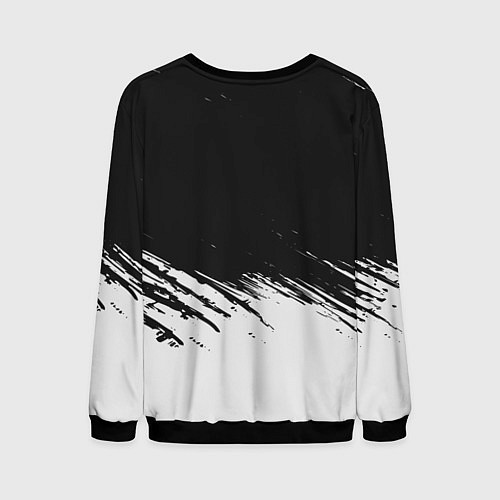 Мужской свитшот РОССИЯ - ГЕРБ Великая Россия - Краска / 3D-Черный – фото 2