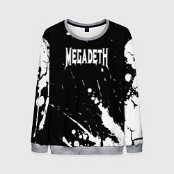 Свитшот мужской Megadeth, цвет: 3D-меланж