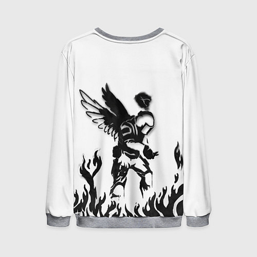 Мужской свитшот CS:GO - Defuse Angel Graffiti / 3D-Меланж – фото 2